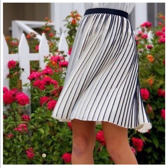 Women’s J Crew Slim Accordion Pleated Skirt - Picture 3 of 7